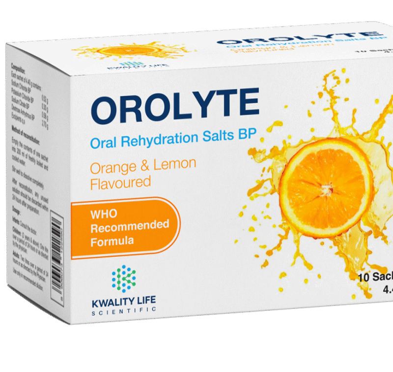 Orolyte 4.40g and 21.80g